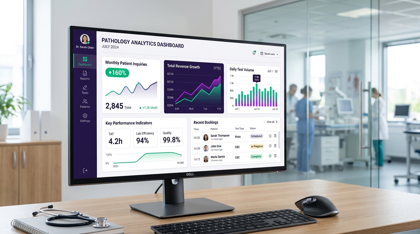 LabsCheck Pathology Analytics Dashboard