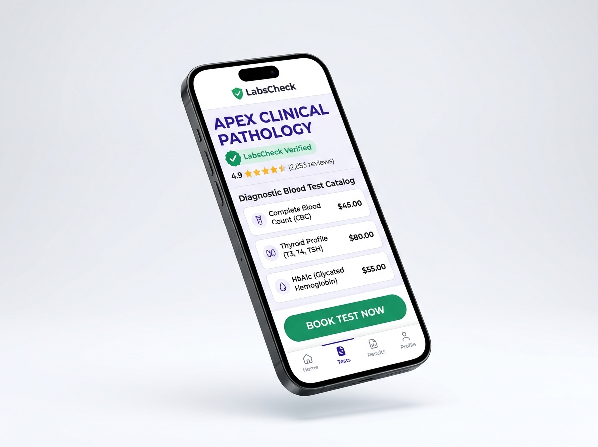 Verified Lab Profile on LabsCheck Mobile