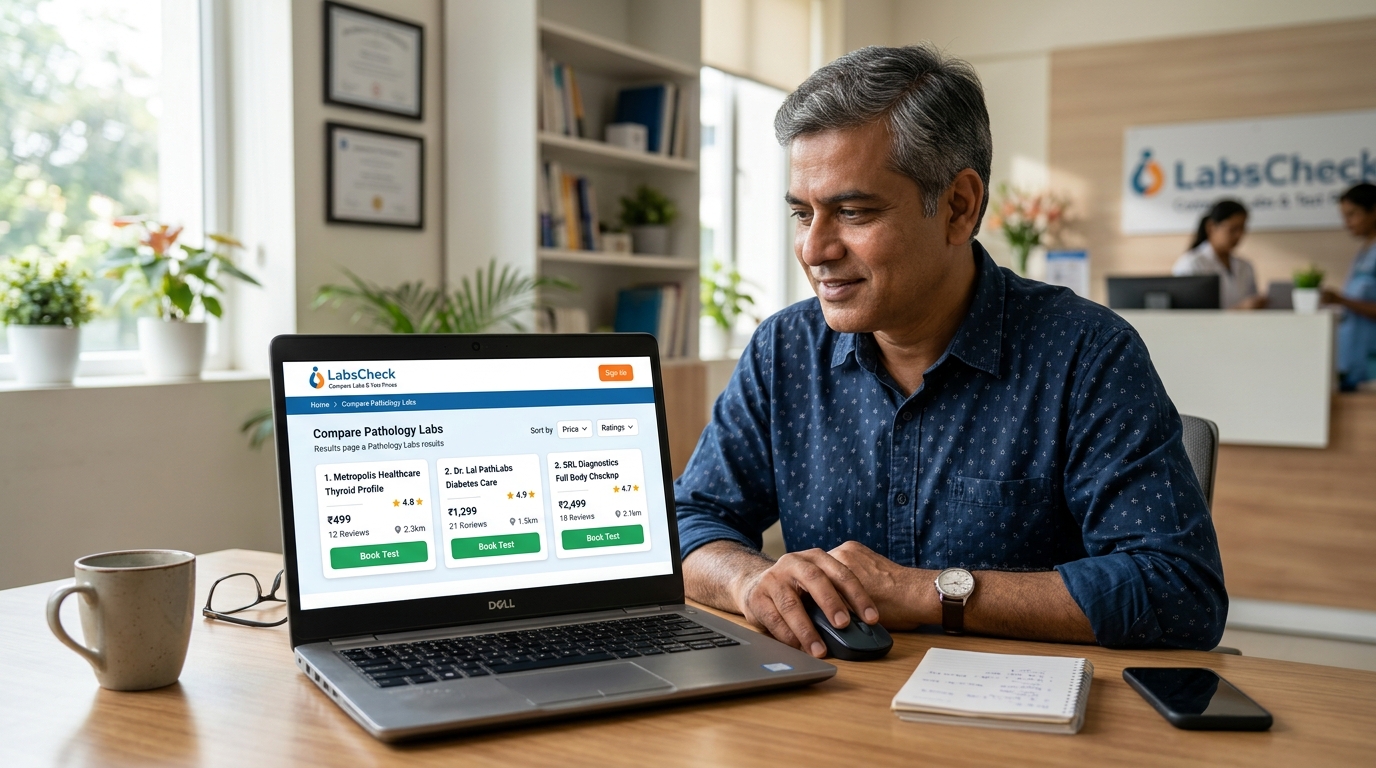 Patient Searching and Comparing Pathology Labs on LabsCheck